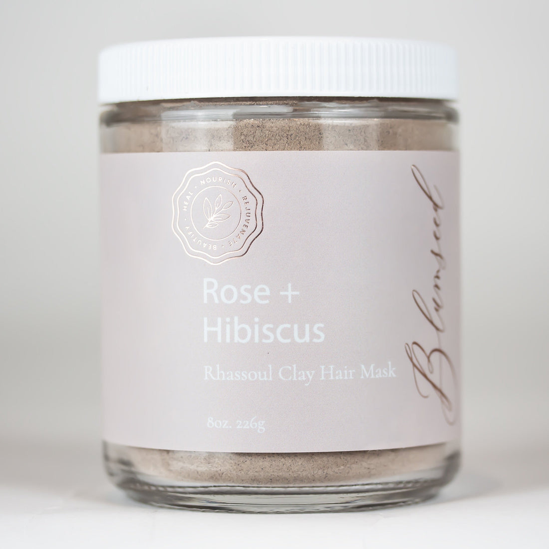 Rose + Hibiscus (Rhassoul Clay Hair Mask) - Blumseed