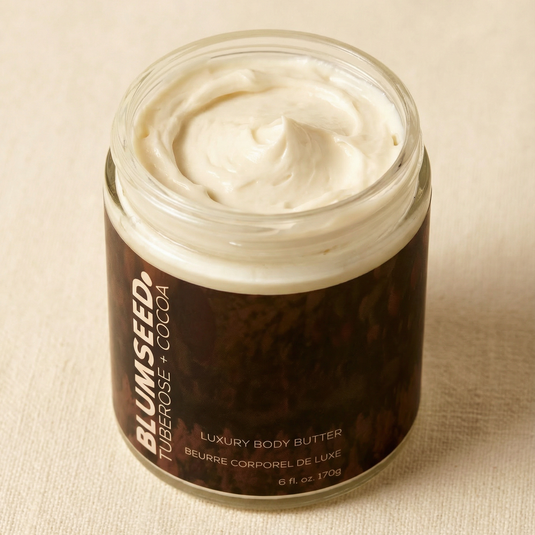 NEW***Tuberose + Cocoa Luxury Botanical Body Butter